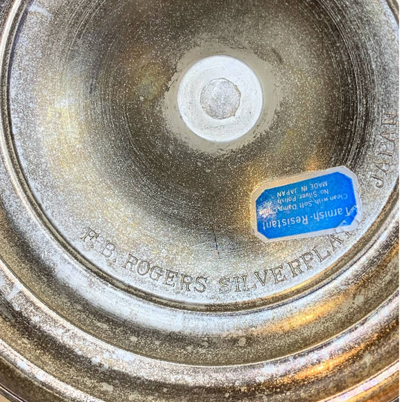 Pair of Vintage F. B. Rogers Silverplated Candlesticks Japan - Picture 3 of 8